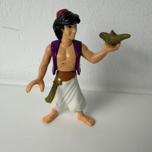 1996 Disney Return of Jafar Aladdin w/ Genie Lamp 4” PVC Figure